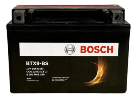 BATERIA YTX9-BS (12V/8AMP) ''BS-BATTERY'' [OF]